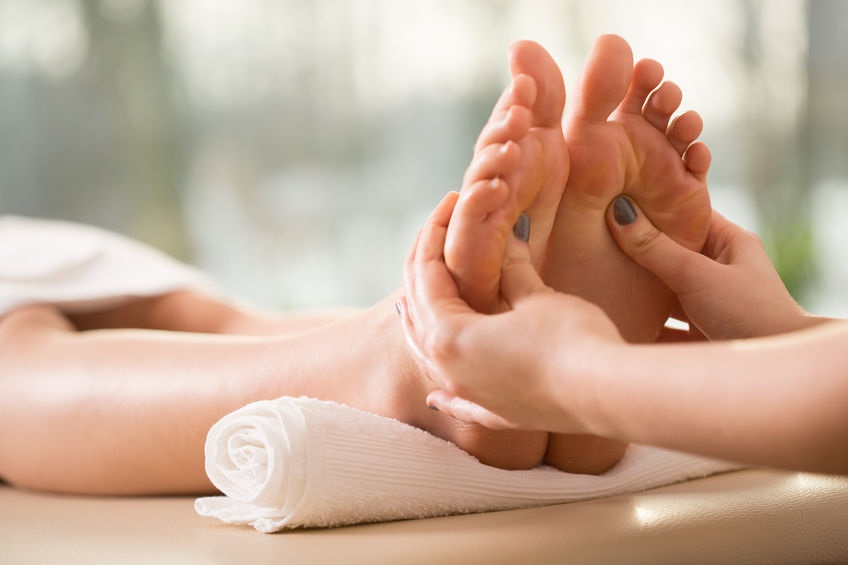Reflexology treatments at Heaven Therapy beauty salon in Cullercoats, Tynemouth, Whitley Bay