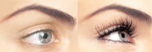 semi permanent eyelashes at heaven therapy beauty salon in cullercoats