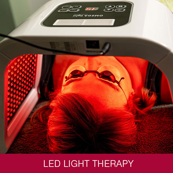 LED light therapy stimulates the growth of collagen and elastin and can also reduce the symptoms associated with acne, sun-damaged, pigmented skin, offering a safe, pain-free way to aid facial skin rejuvenation. 