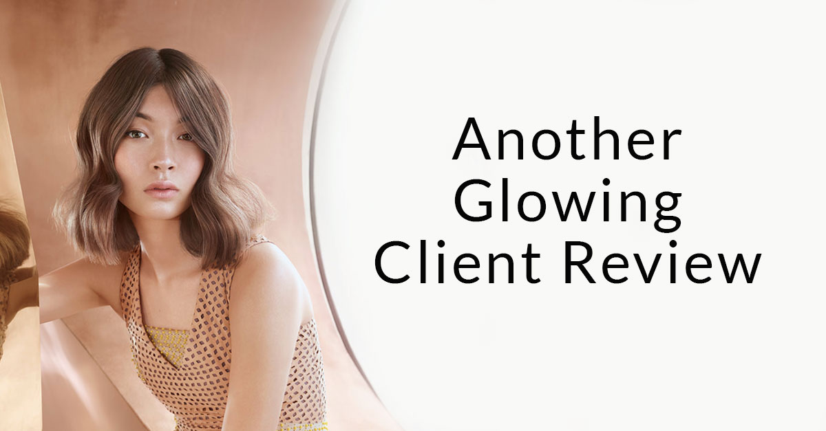 another-glowing-client-review-at heaven therapy beauty salon in tynemouth whitley bay