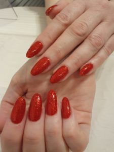 Acrylic nails at Heaven Therapy beauty salon Whitley Bay, Tynemouth, Wallsend, North Shields, Killingworth, Blyth, Cramlington, Shiremoor